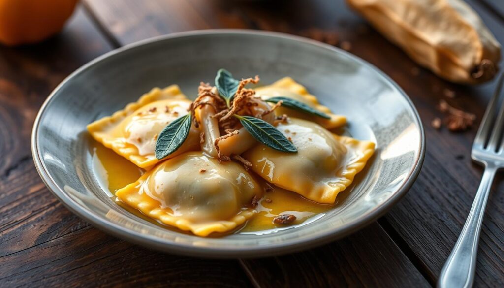 Creamy Butternut Squash Ravioli