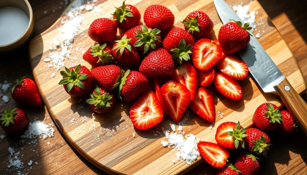 Fresh Strawberry Pie Filling Preparation