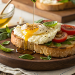 Eggs and Ricotta Sandwich with Fresh Herbs and Tomatoes