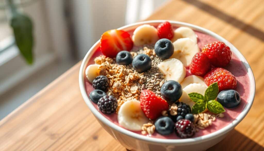 high protein smoothie bowl